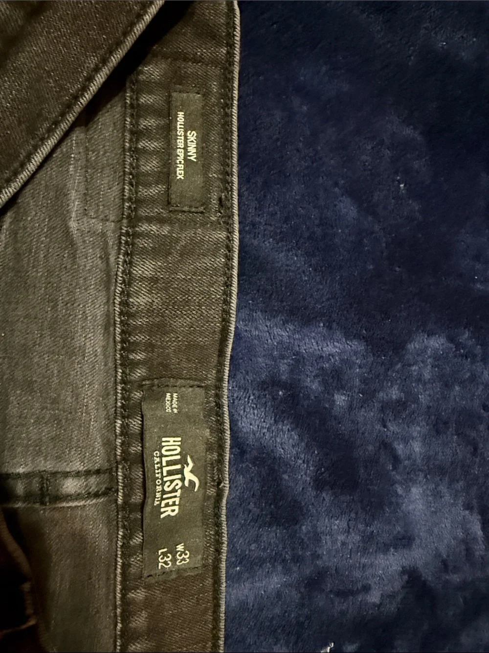 Hollister Men's Dark Gray Slim Jeans